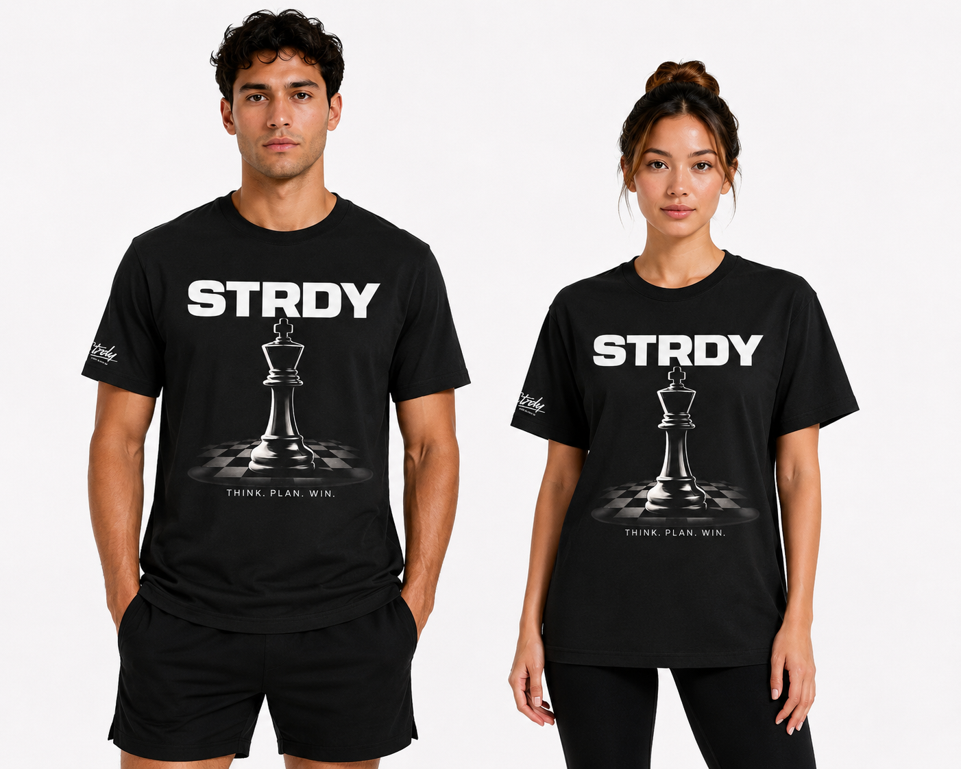 CLUB 26 STRDY Chess Graphic T-shirt