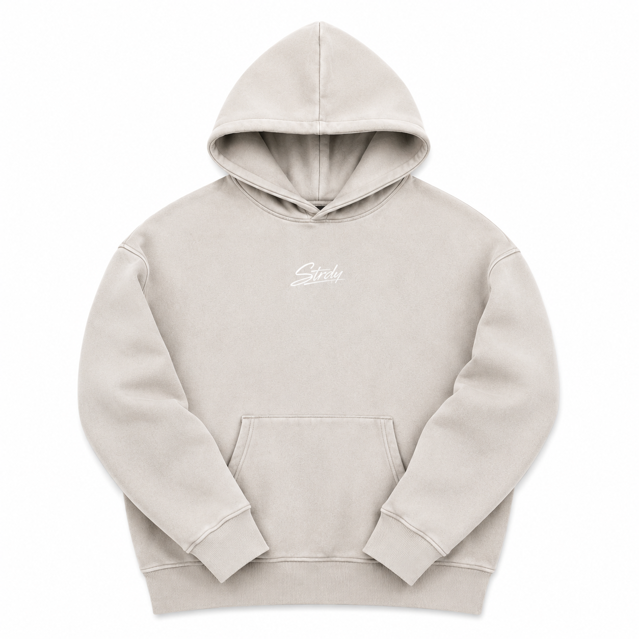STRDY signature snow washed hoodie