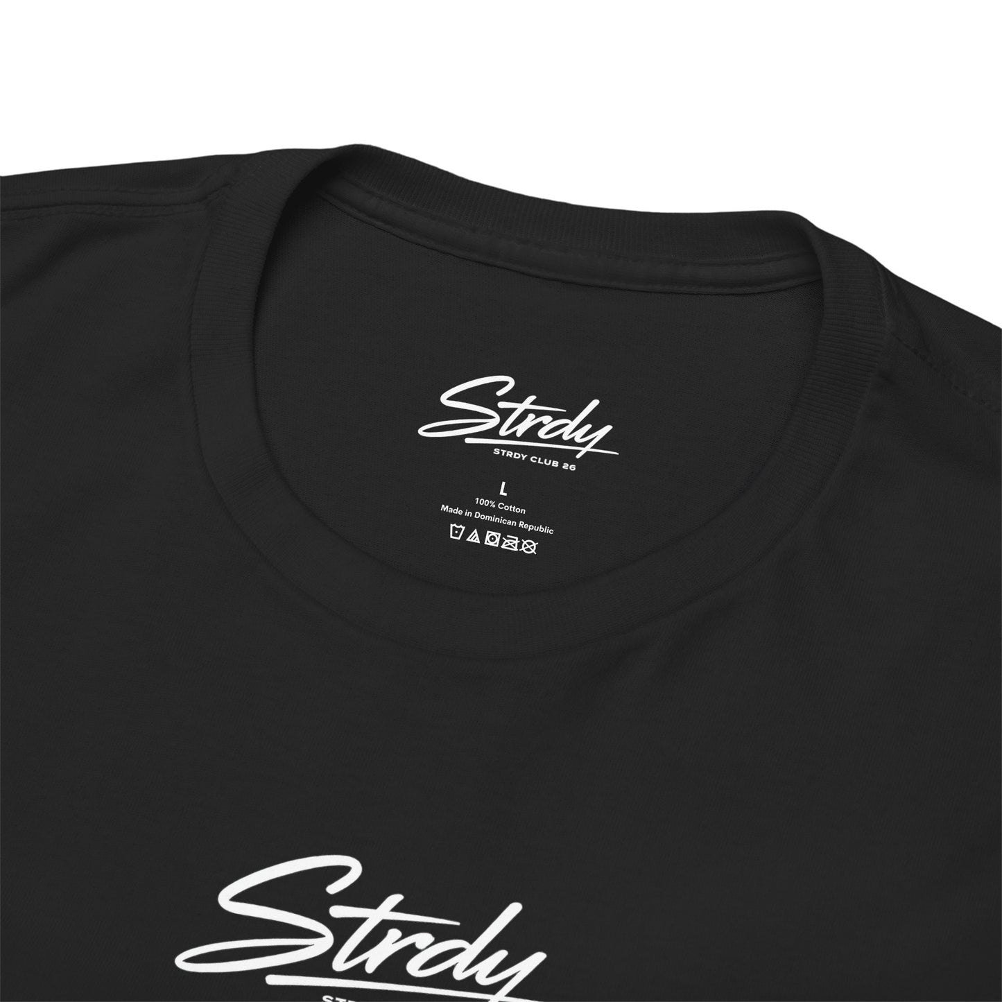 STRDY CLUB 26 “does running out of protein count as cardio” Graphic T-shirt