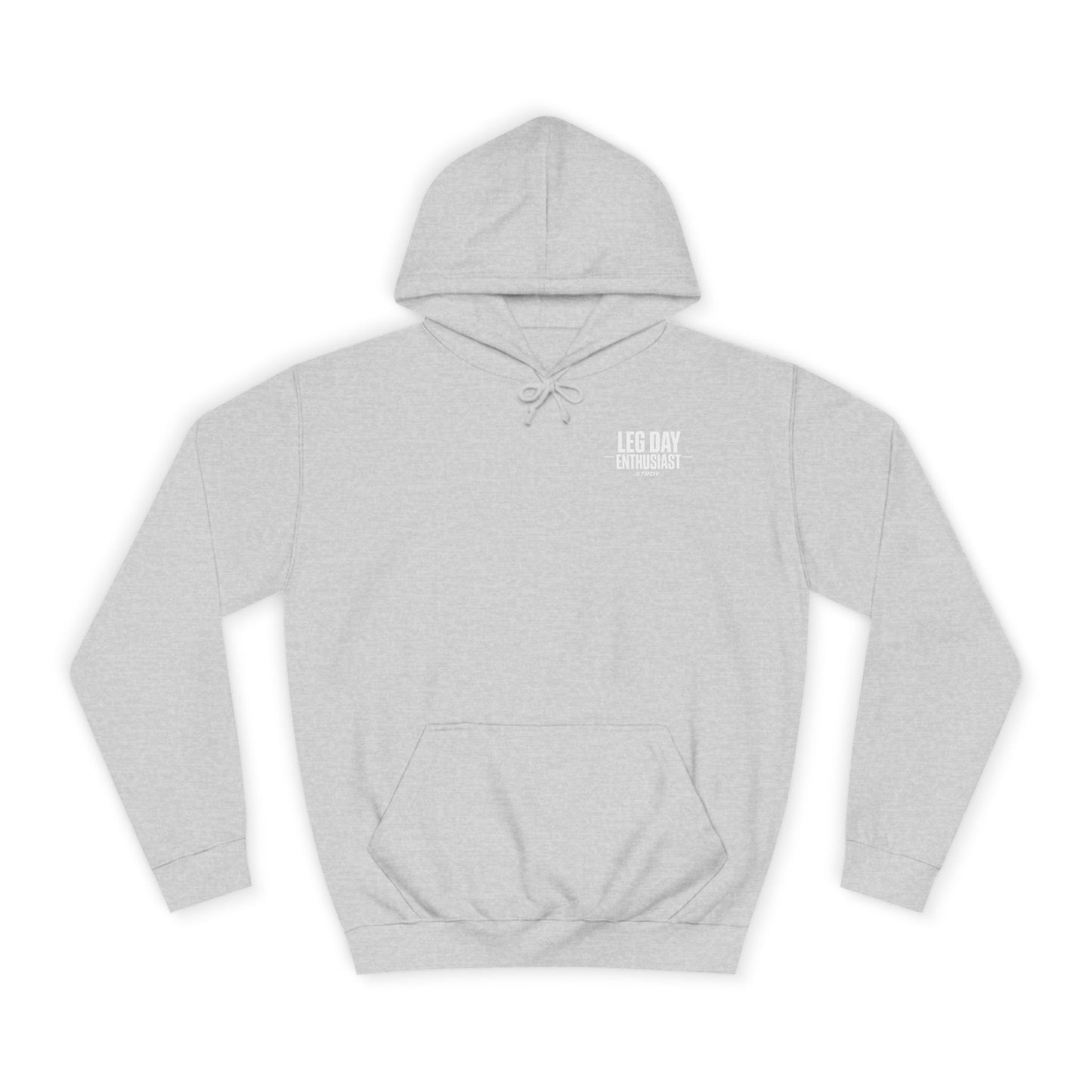 STRDY. “Leg Day Enthusiast” Graphic Hoodie