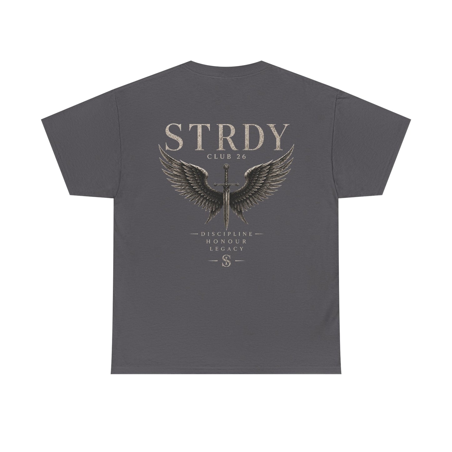 CLUB 26 “discipline,Honour,Legacy” Graphic T-shirt