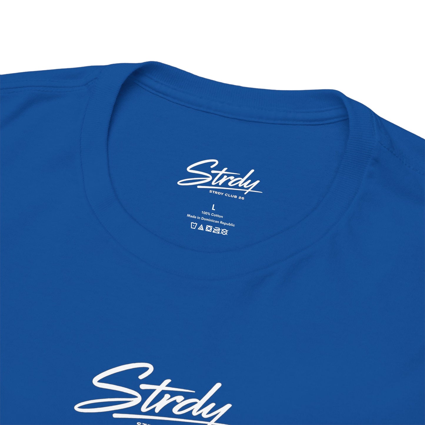 STRDY CLUB 26 “does running out of protein count as cardio” Graphic T-shirt