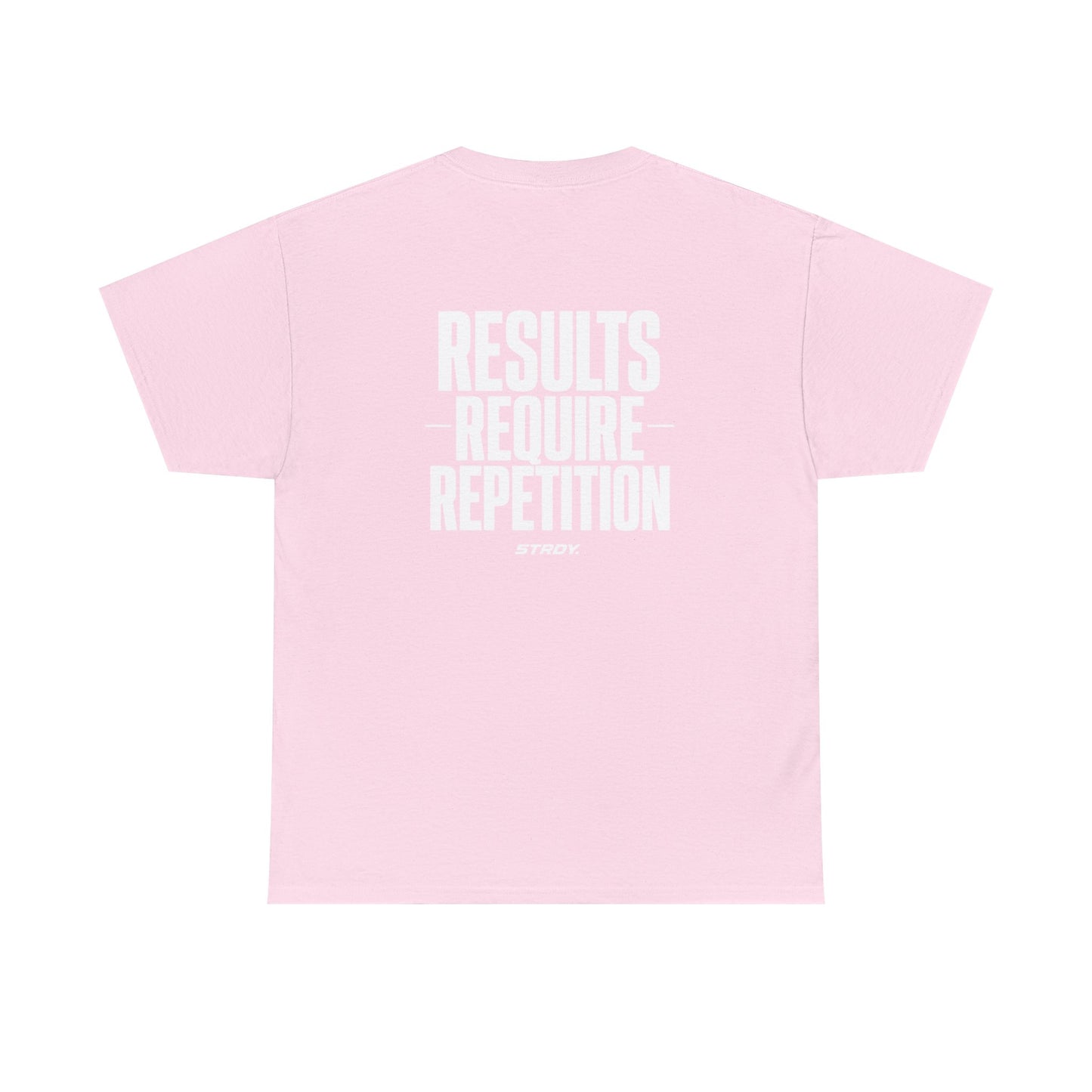 STRDY. “Results Require Repitition” Graphic T-shirt
