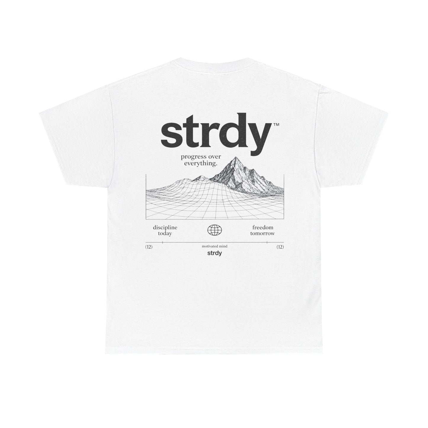 STRDY. “Progress Over Everything” Graphic T-shirt