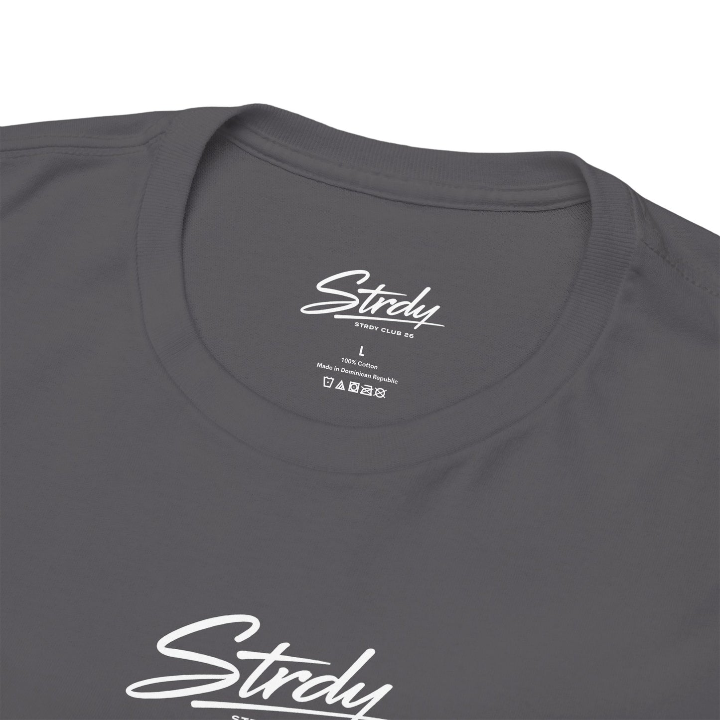 STRDY CLUB 26 “does running out of protein count as cardio” Graphic T-shirt