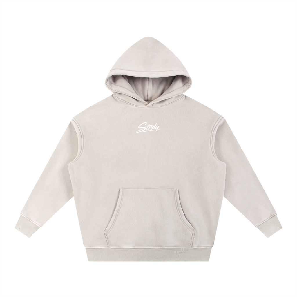 STRDY Signature Snow Wash Fleece Oversize Hoodie