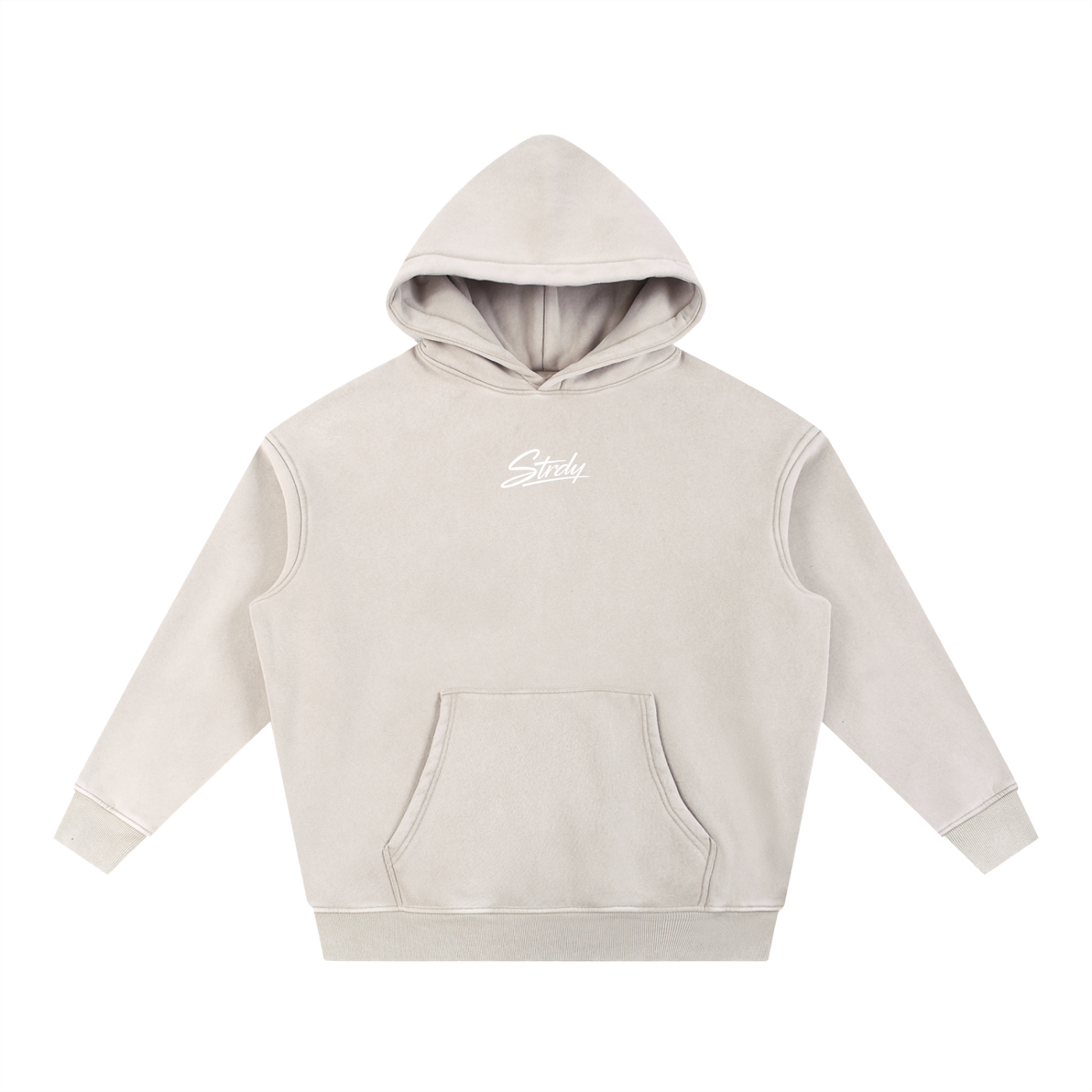 STRDY Signature Snow Wash Fleece Oversize Hoodie
