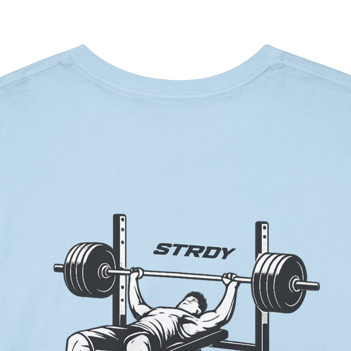 STRDY. “Pressing Today Stronger” Tomorrow graphic T-shirt
