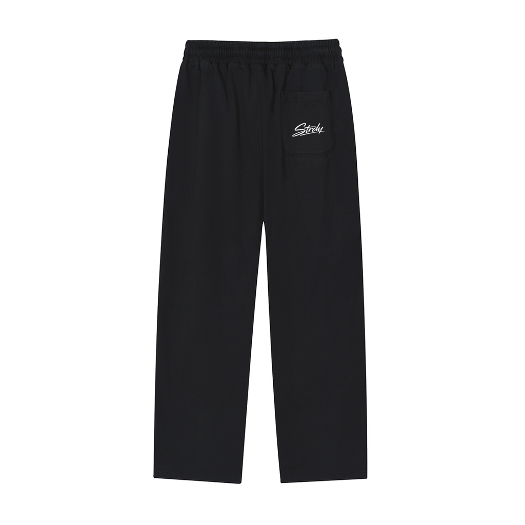 STRDY Signature Reflection Striped Straight-Leg Sweatpants