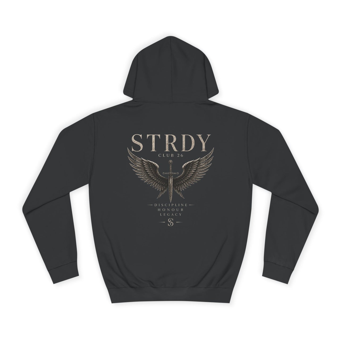 CLUB 26 “Discipline,honour,legacy” Back graphic Hoodie
