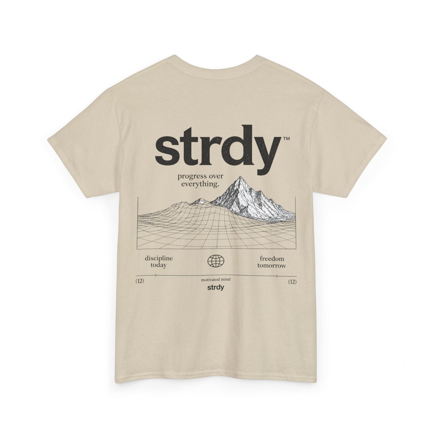 STRDY. “Progress Over Everything” Graphic T-shirt