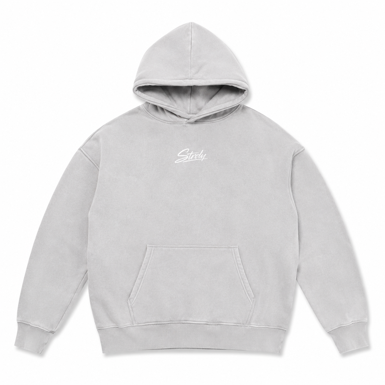 STRDY signature snow washed hoodie