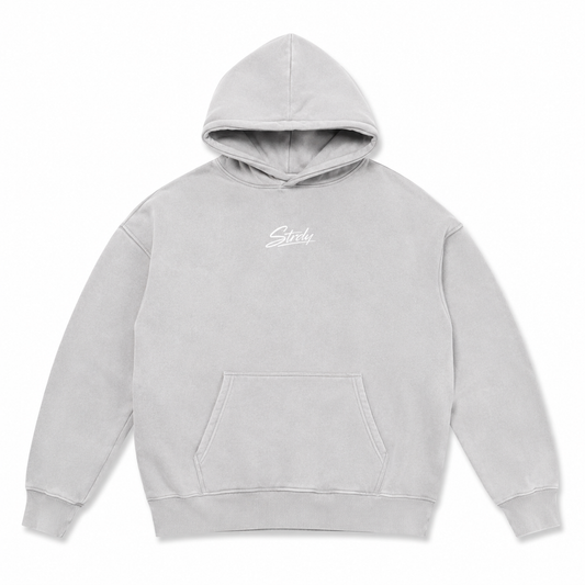 STRDY signature snow washed hoodie