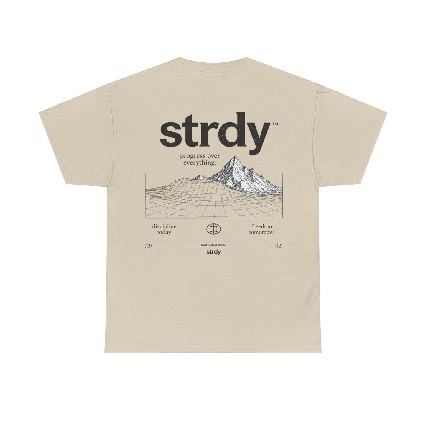 STRDY. “Progress Over Everything” Graphic T-shirt
