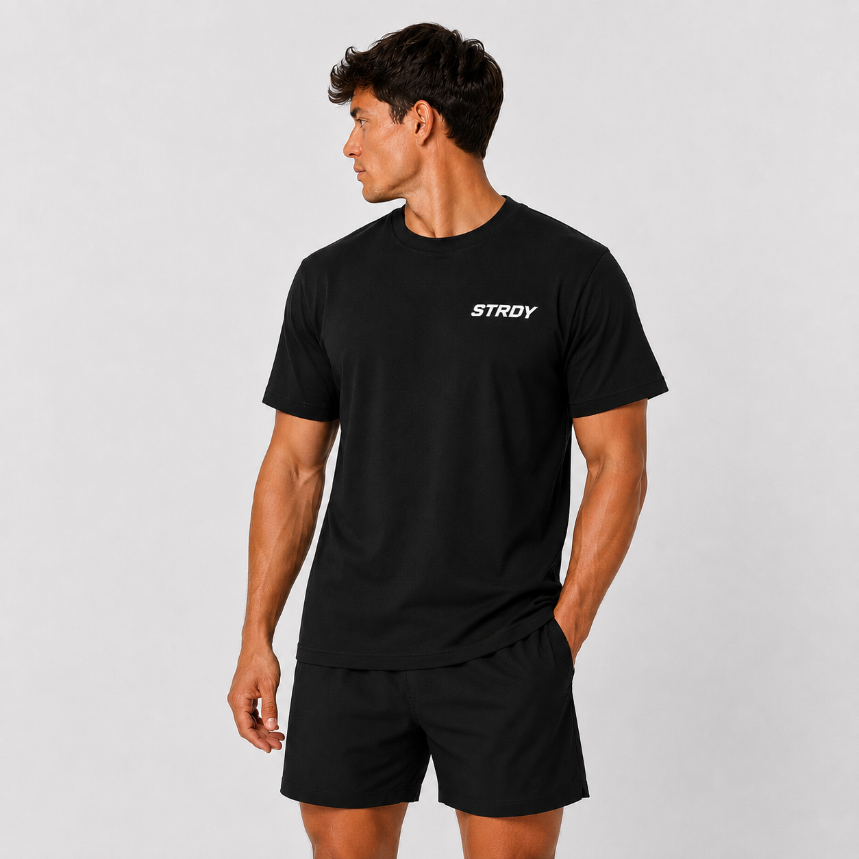 STRDY. “Discipline>Motivation” Graphic T-shirt