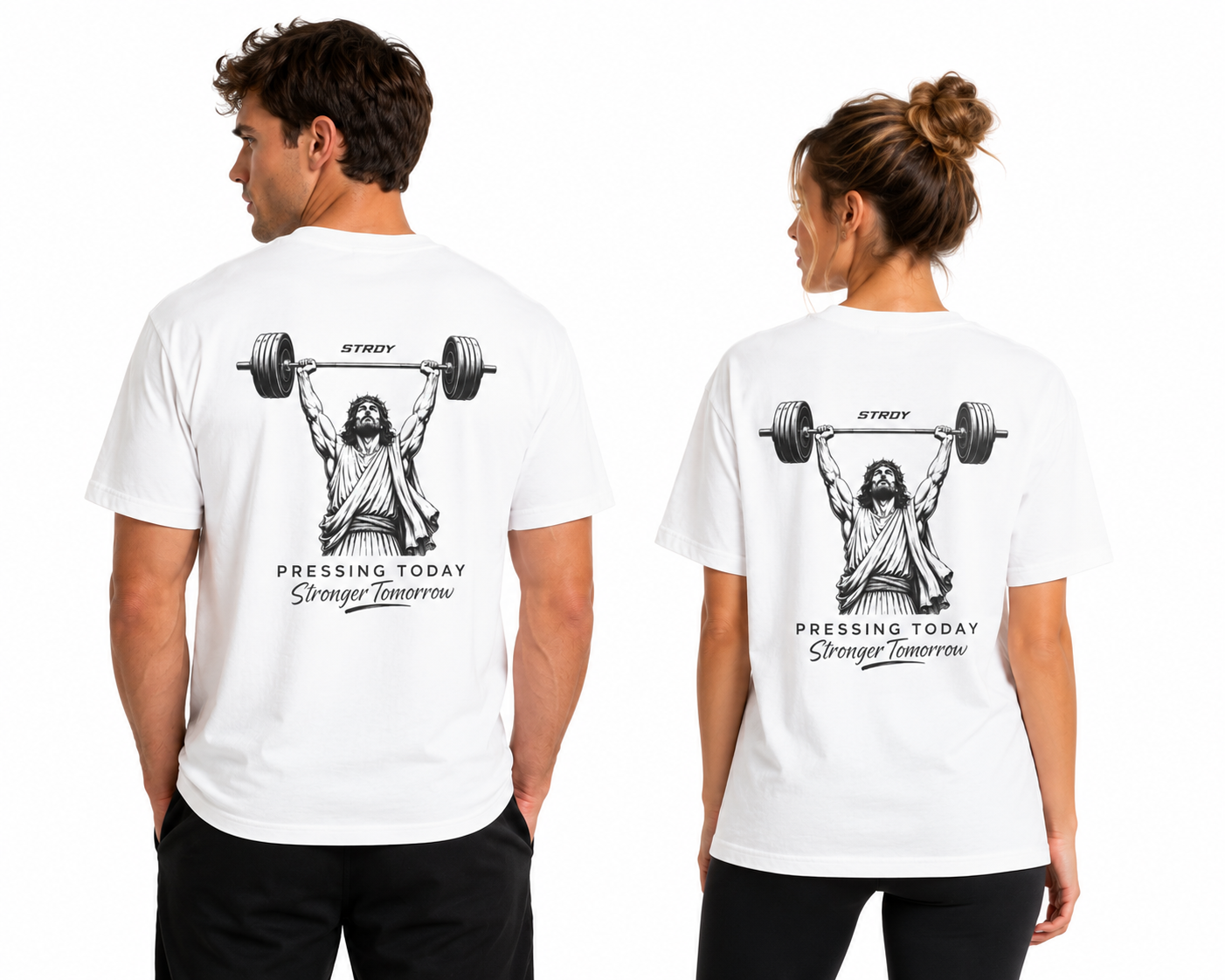 STRDY. Pressing Today Stronger Tomorrow” JZS T-shirt