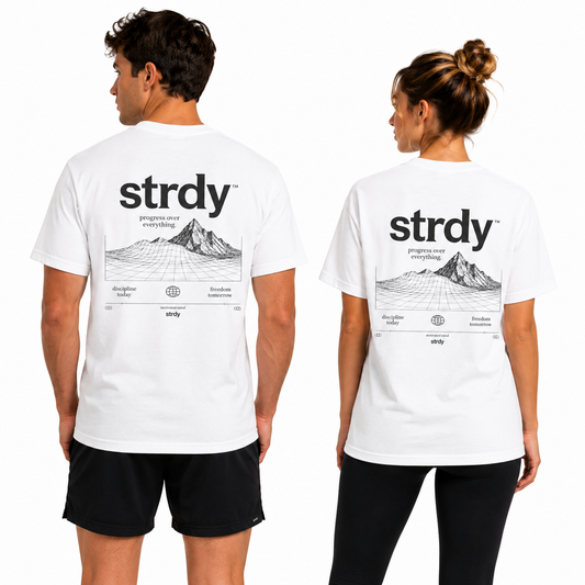 STRDY. “Progress Over Everything” Graphic T-shirt