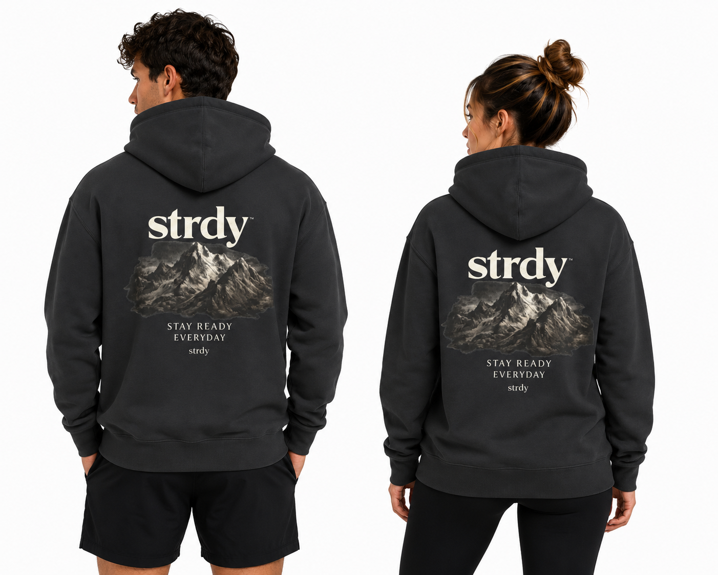 STRDY. “Stay Ready Everyday” Graphic Hoodie
