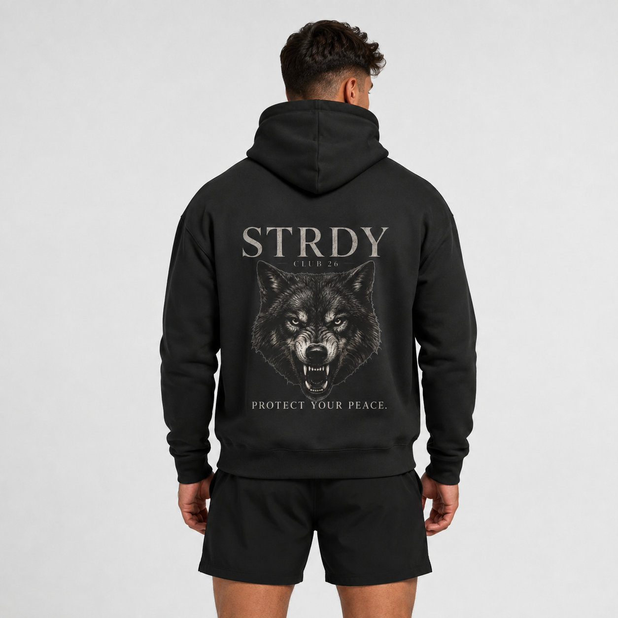 CLUB 26 “Protect your peace” Back Graphic Hoodie